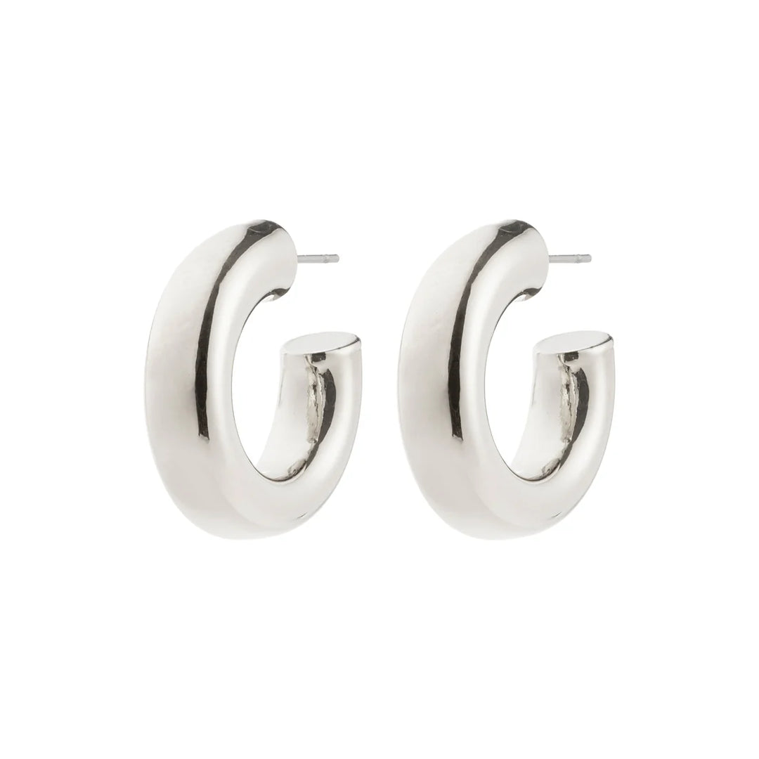 Phase Hoop Earrings- Medium