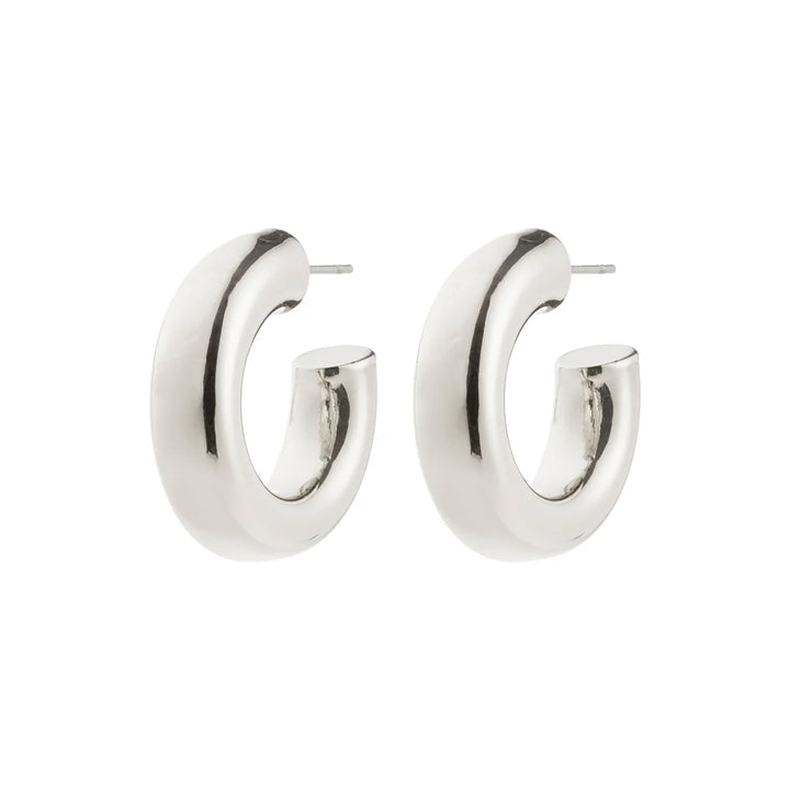 Phase Hoop Earrings- Medium