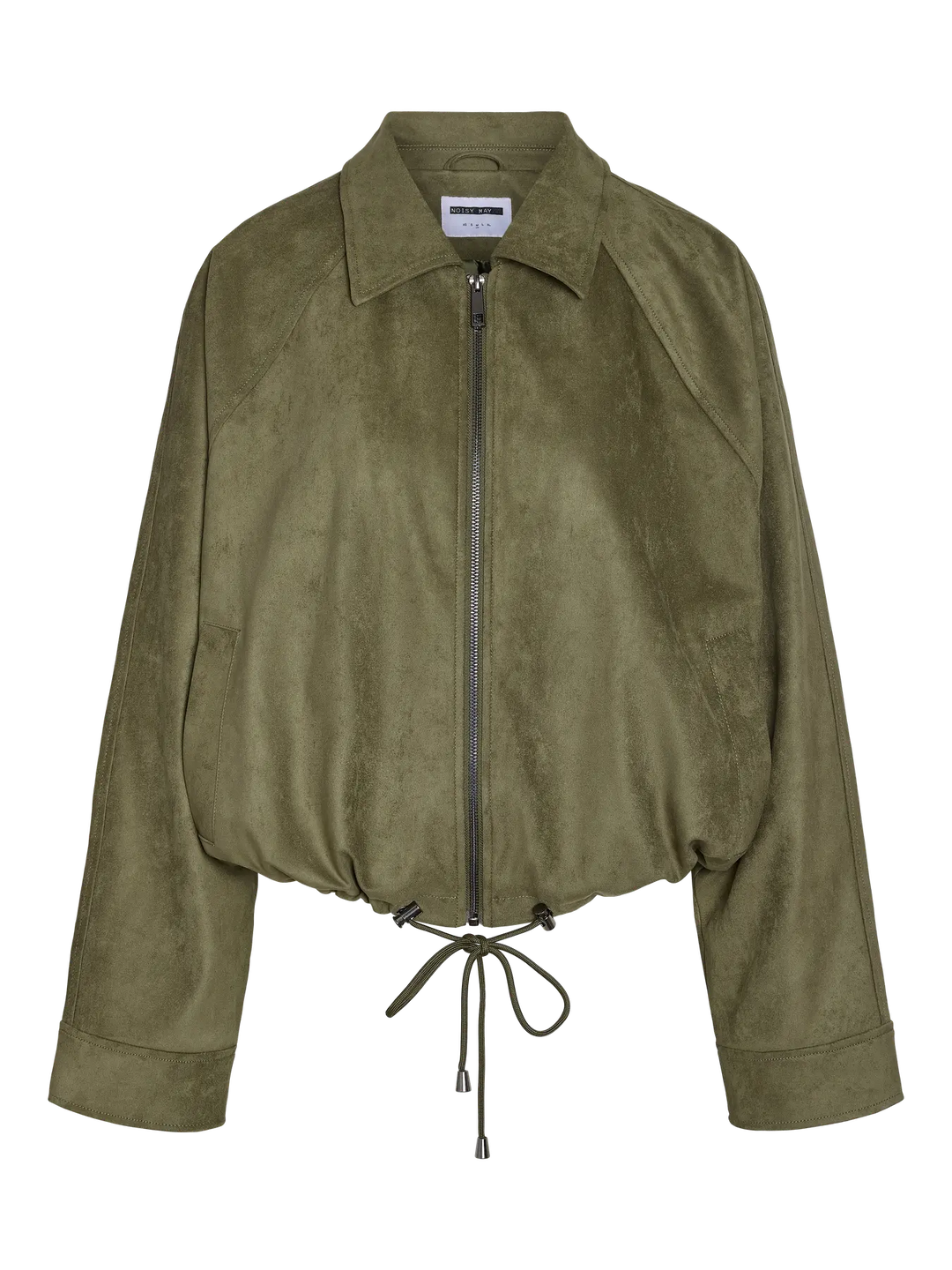 Memmy Faux Suede Bubble Jacket
