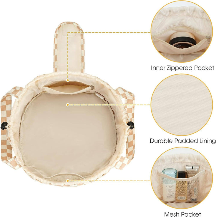 Large Drawstring Cosmetic Bag