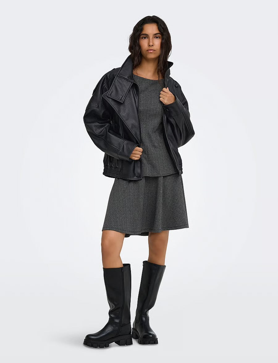 Vani Faux Leather Jacket