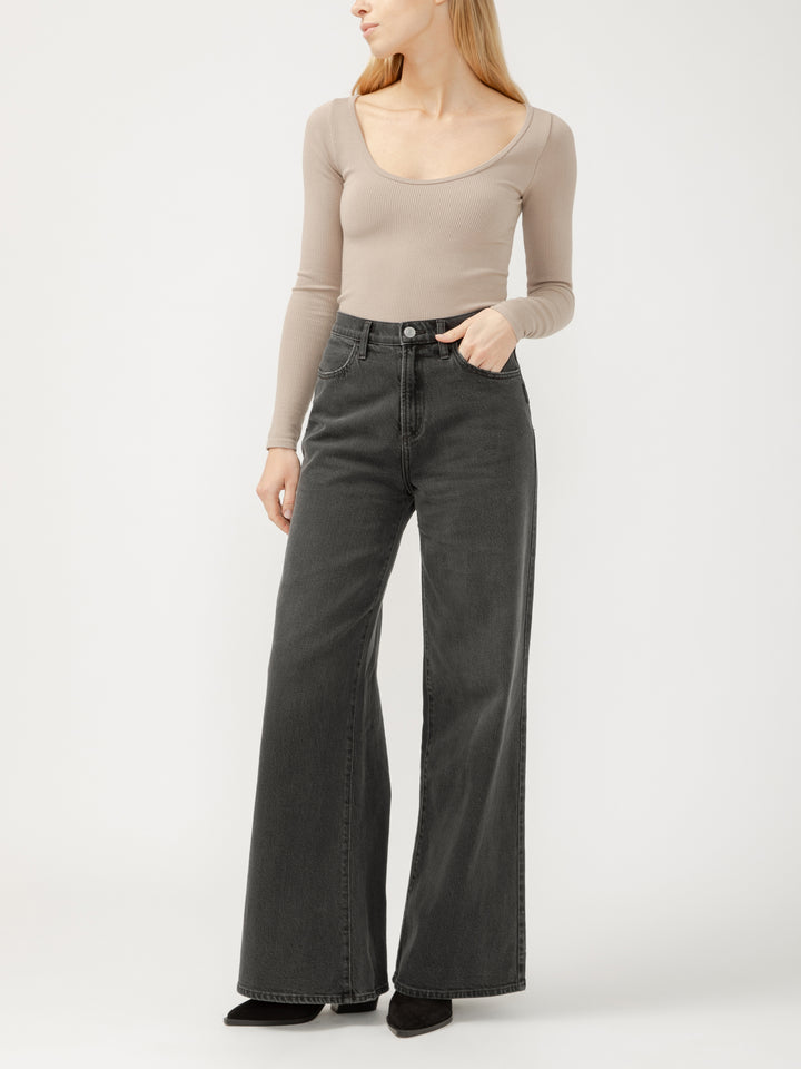 Highly Desirable Ultra Wide Leg- Ash