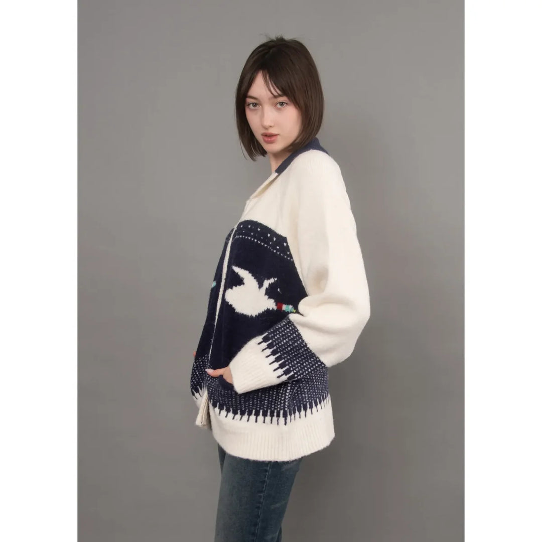 Taji Raglan Shawl Neck Cardigan