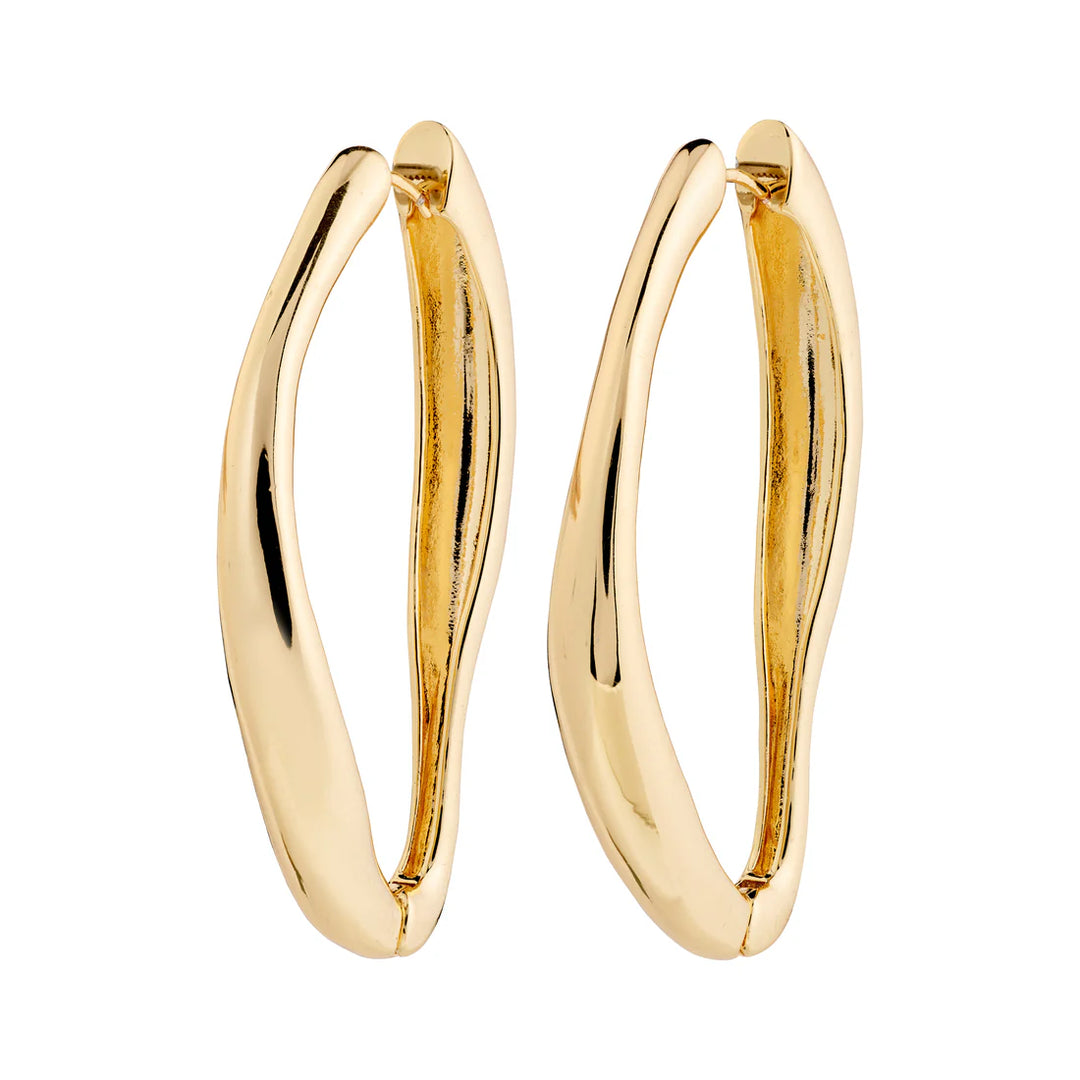 Dune Hoop Earrings - Large