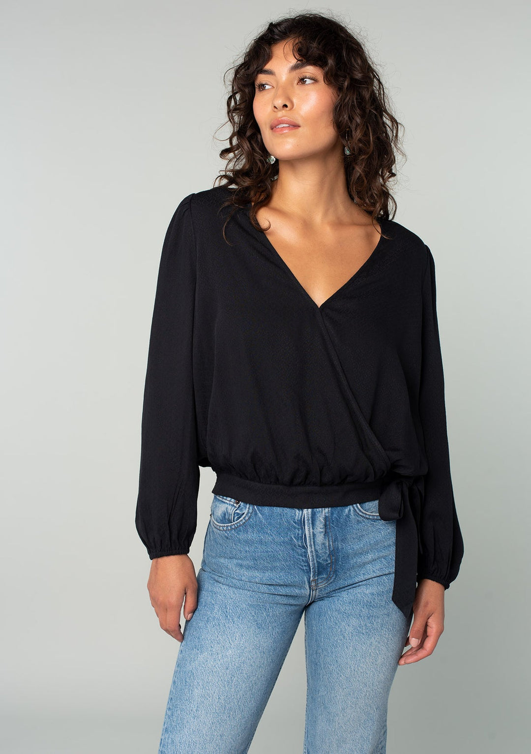 Milly Faux wrap Top