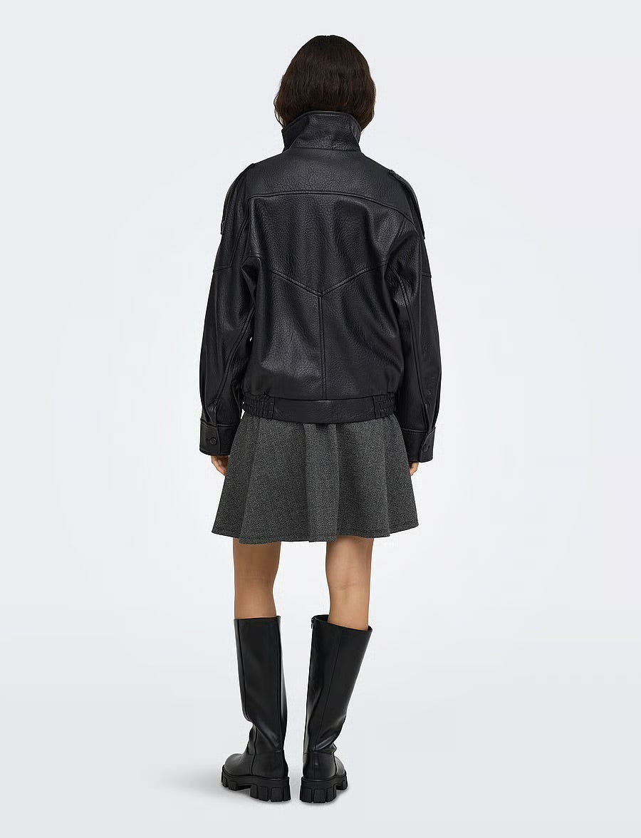 Vani Faux Leather Jacket