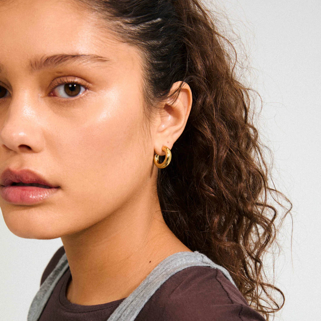 Phase Hoop Earrings- Small