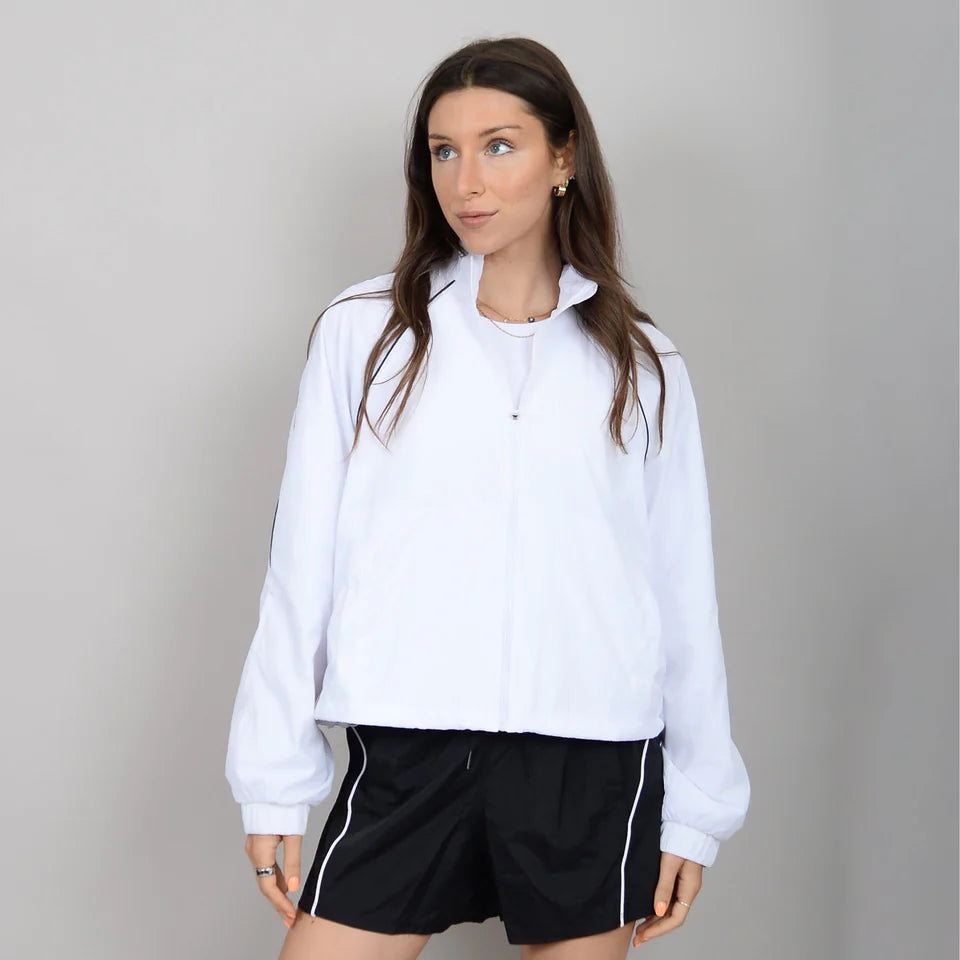 Winzy Mock Zip Up Windbreaker