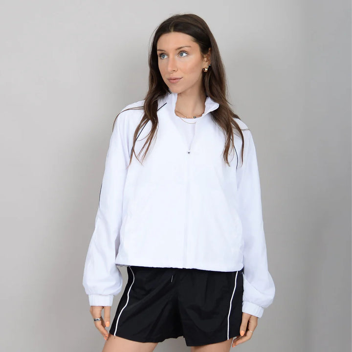 Winzy Mock Zip Up Windbreaker