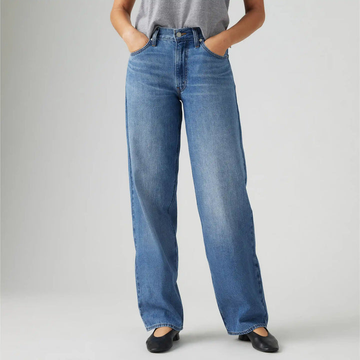 Baggy Dad Jean- Linen Denim