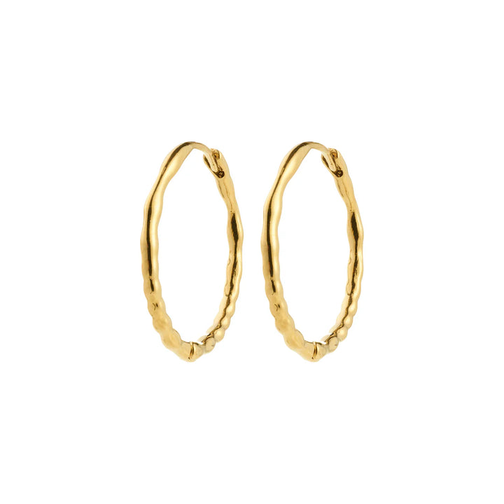 Between Hoop Earrings