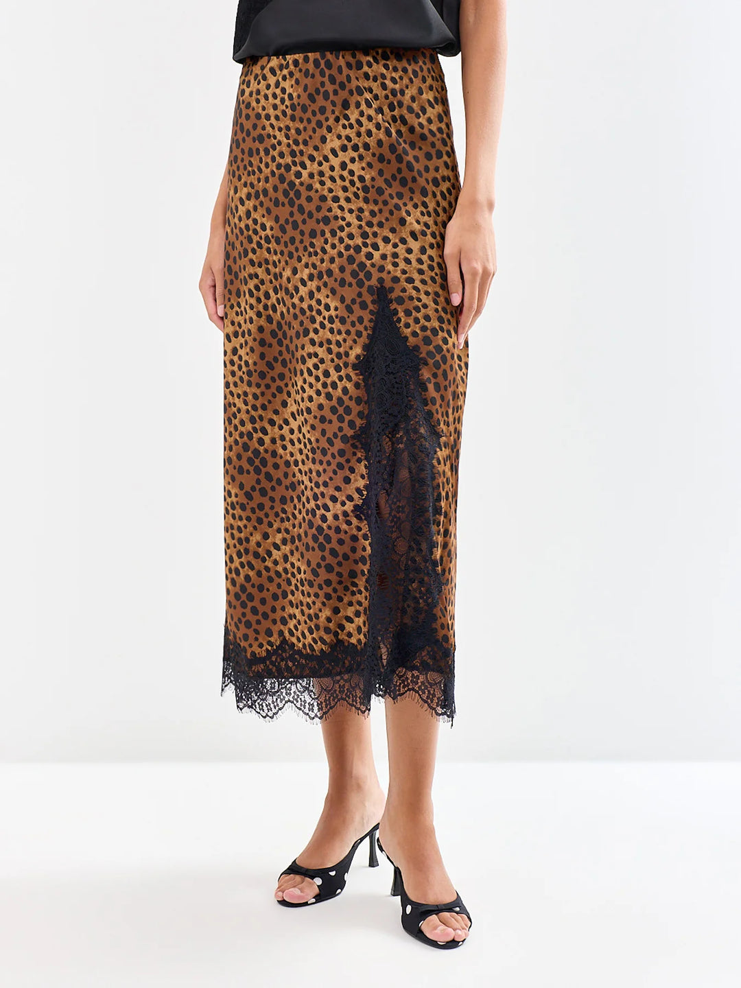 Menu Long Lace Skirt