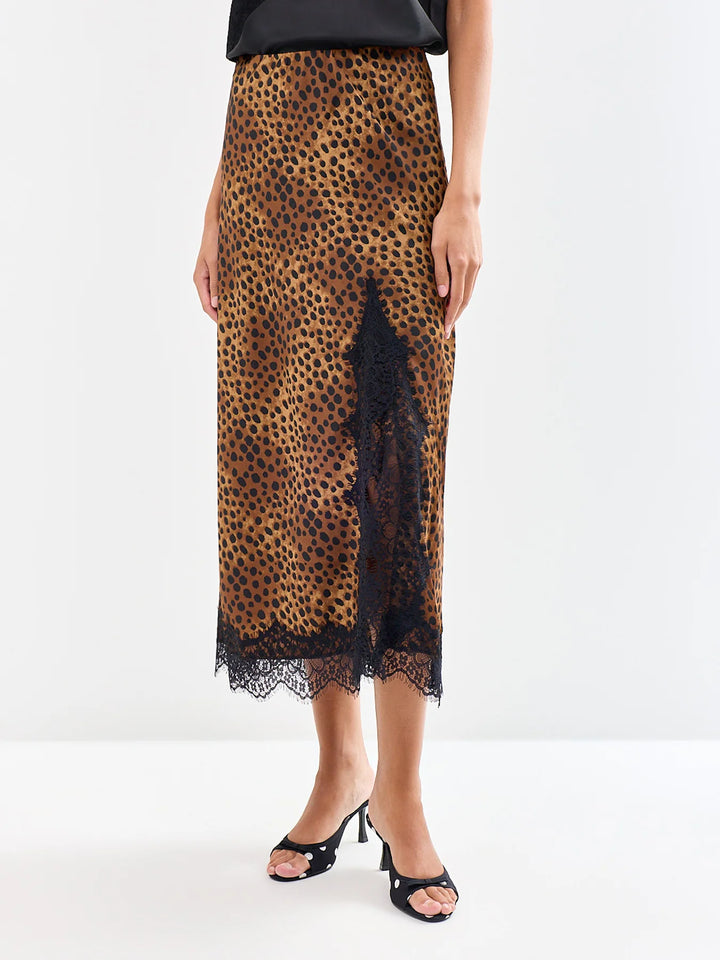 Menu Long Lace Skirt