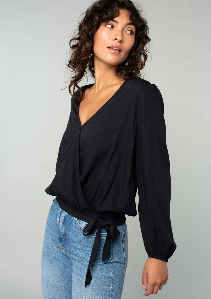 Milly Faux wrap Top