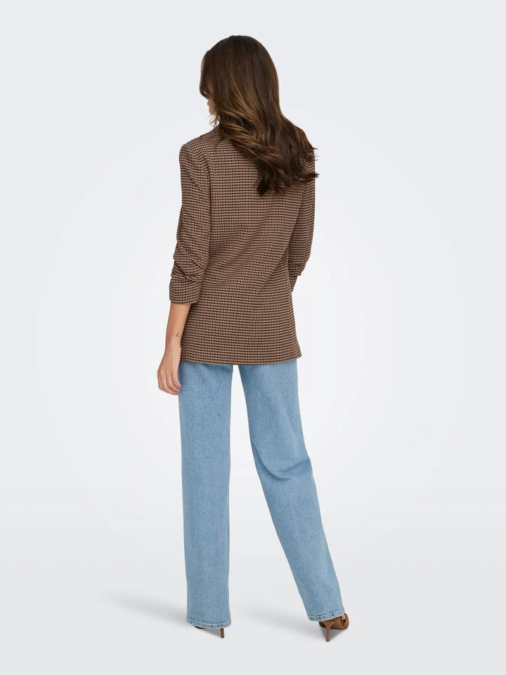 Lettie Life Check Blazer