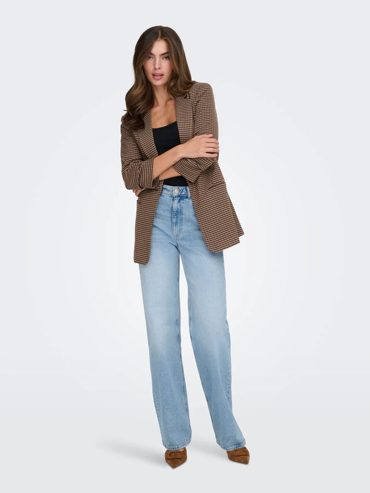 Lettie Life Check Blazer