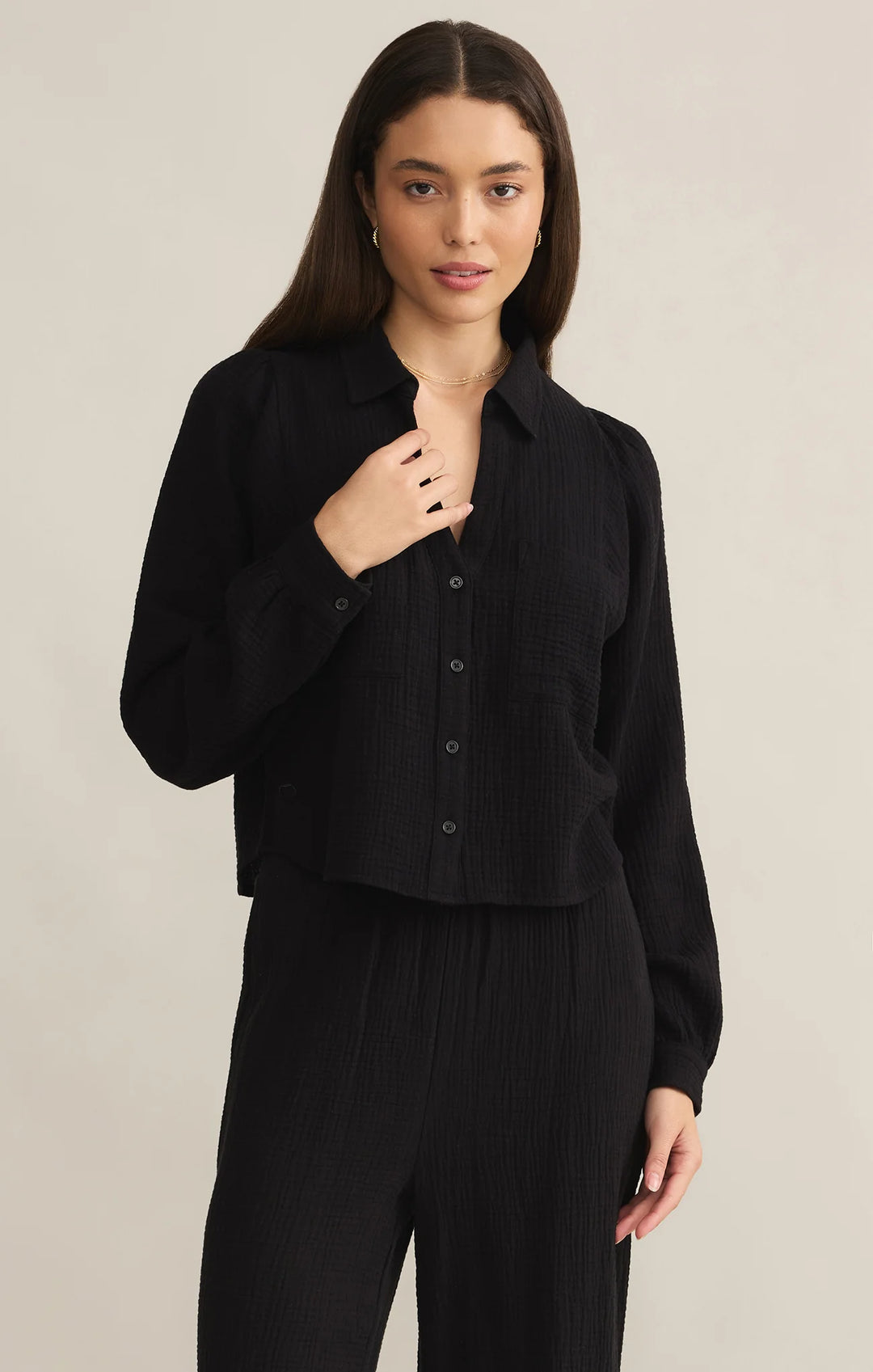 Tシャツ・カットソー PLAIN FW25 ETTE BLOUSE (42984057 VINO) Shirts & Blouses – Stil Boutique + Beauty
