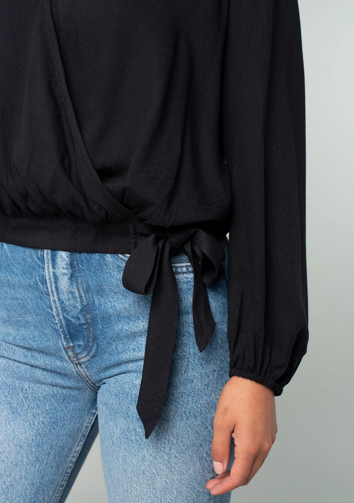 Milly Faux wrap Top