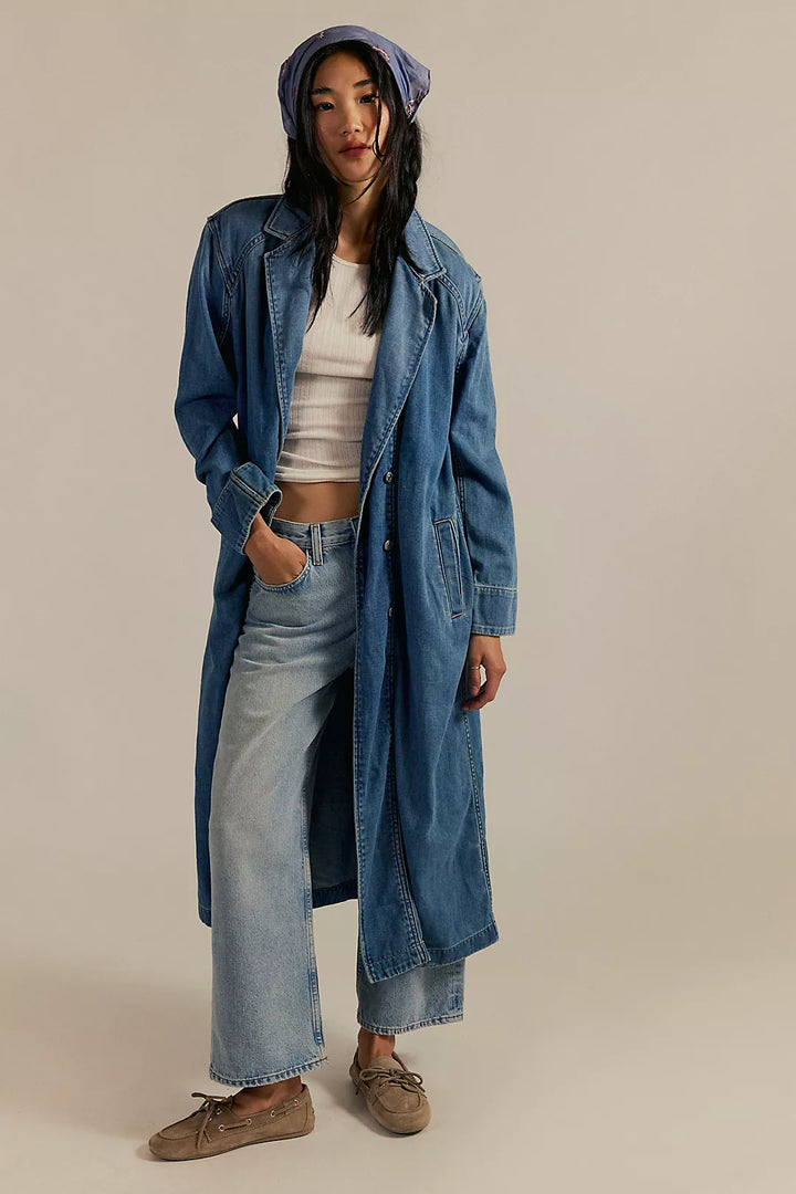 Monique Indigo Duster Coat
