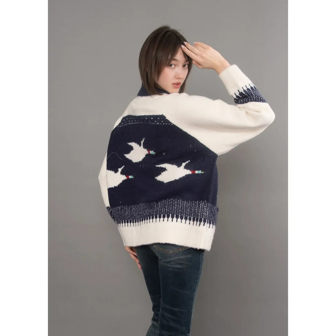 Taji Raglan Shawl Neck Cardigan