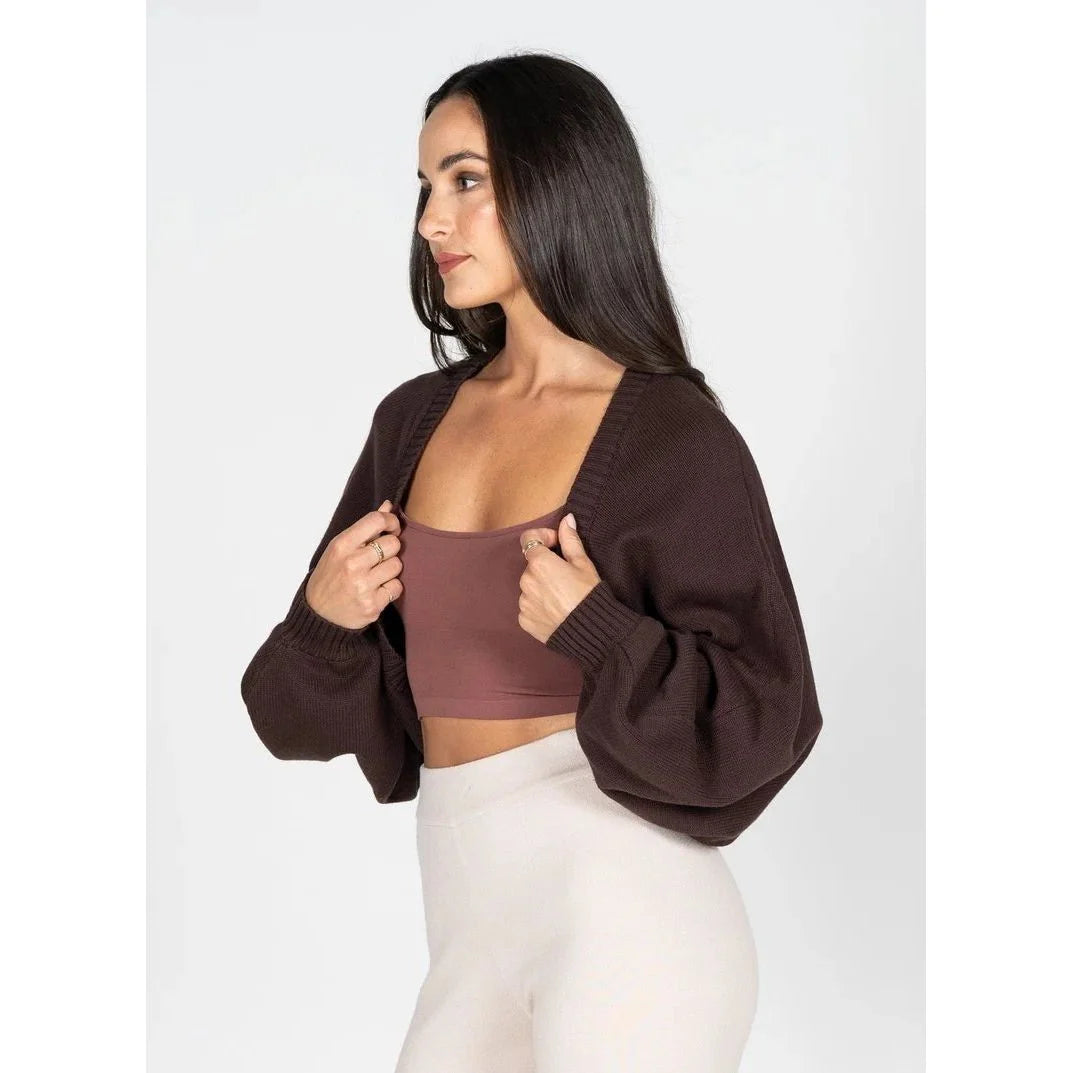 Cece Cotton Knit Shrug