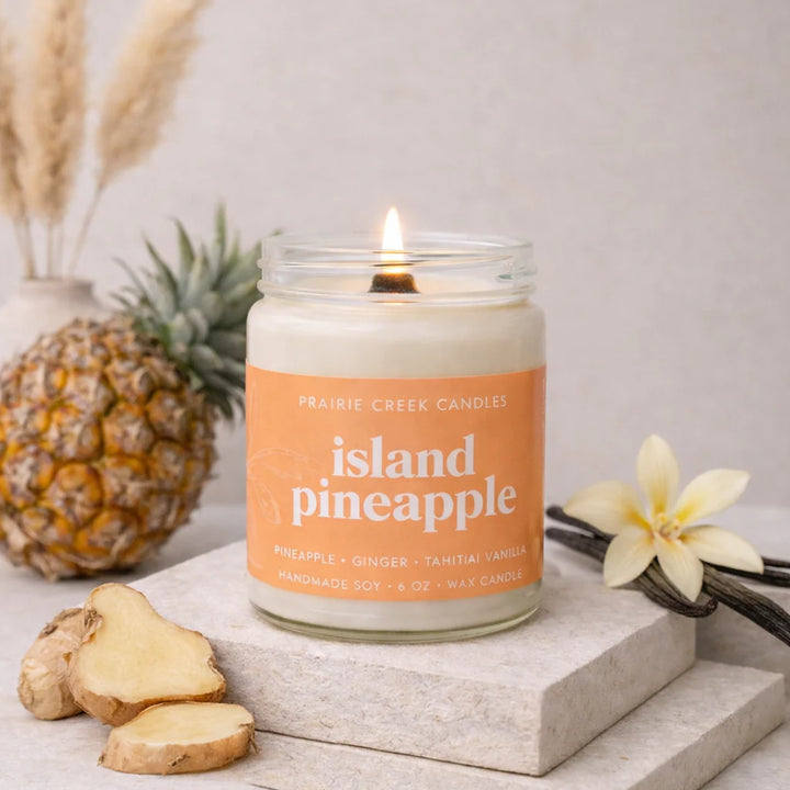 Island Pineapple: 8 oz Candle
