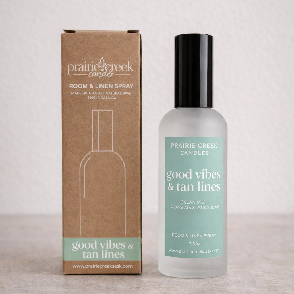 Good Vibes + Tan Lines: Room + Linen Spray