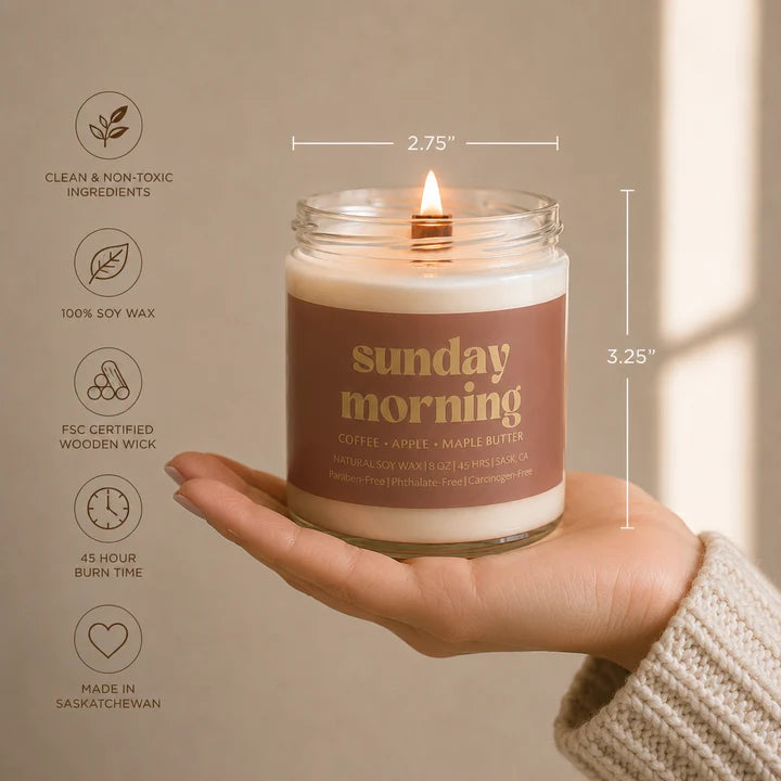 Sunday Morning Candle - 8oz