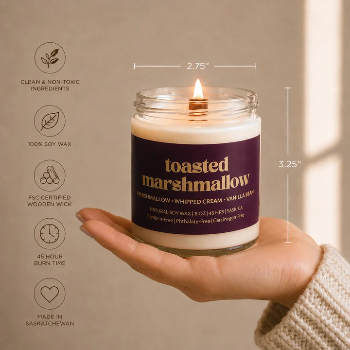 Toasted Marshmallow Candle- 8 oz