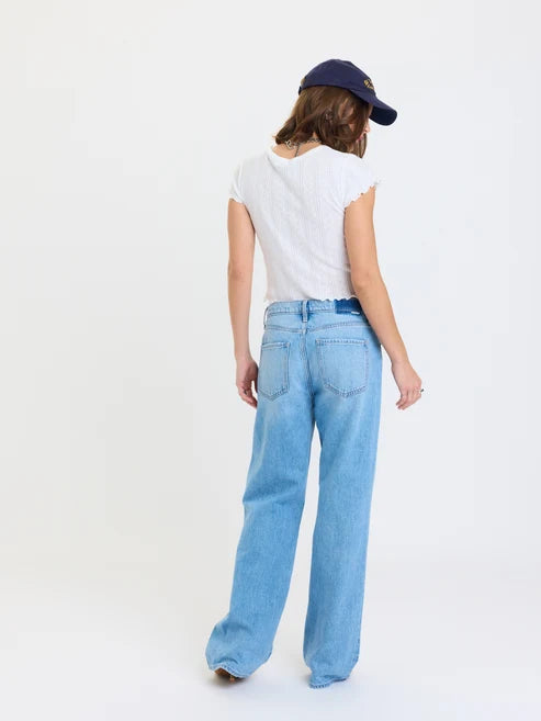 2K Midrise Relaxed Baggy Denim - Pulse
