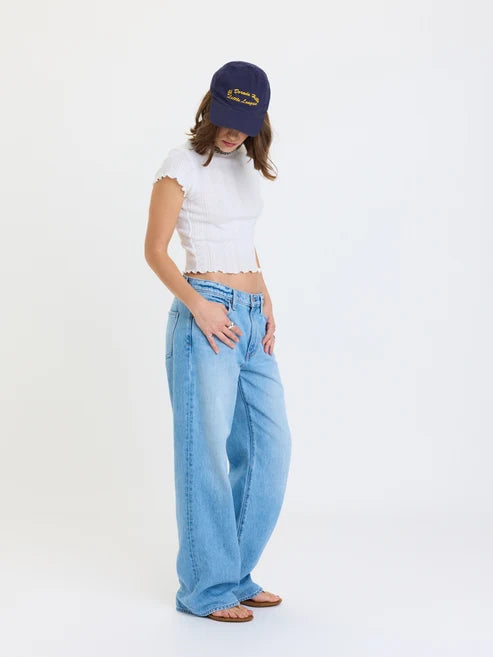 2K Midrise Relaxed Baggy Denim - Pulse
