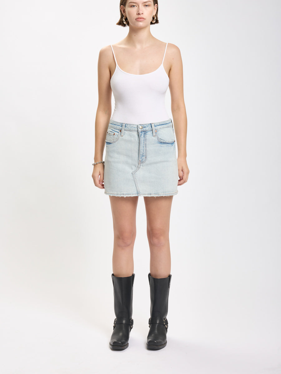 Malibu Mid Waist Mini Skirt - Magnetic