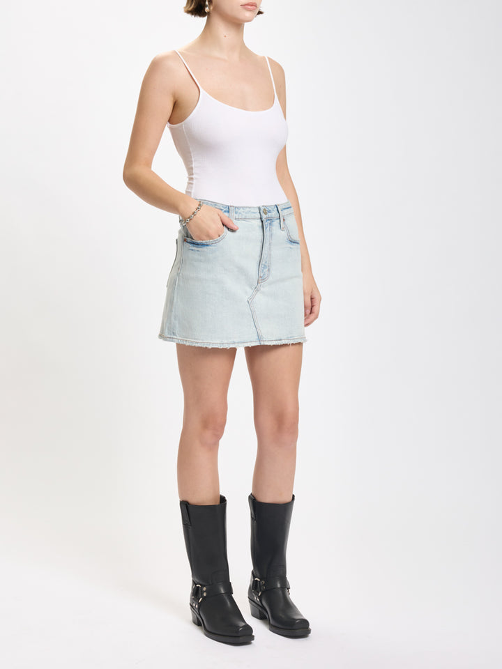 Malibu Mid Waist Mini Skirt - Magnetic