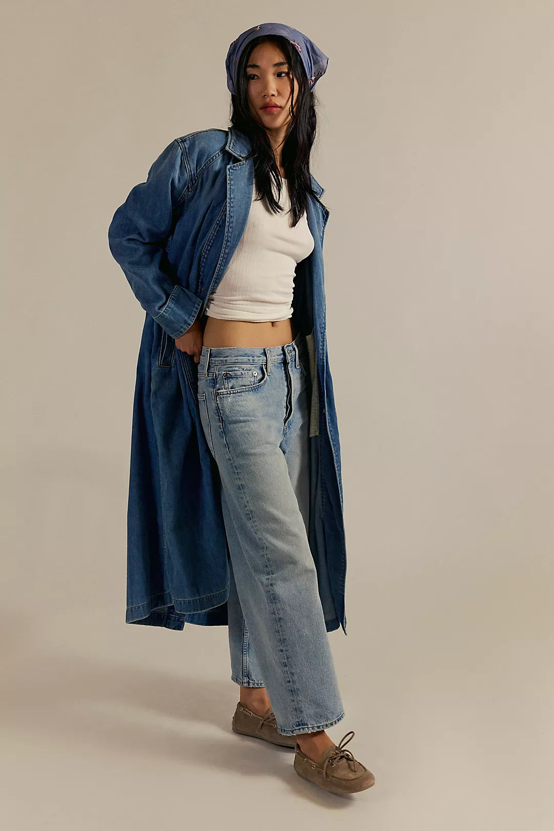 Monique Indigo Duster Coat