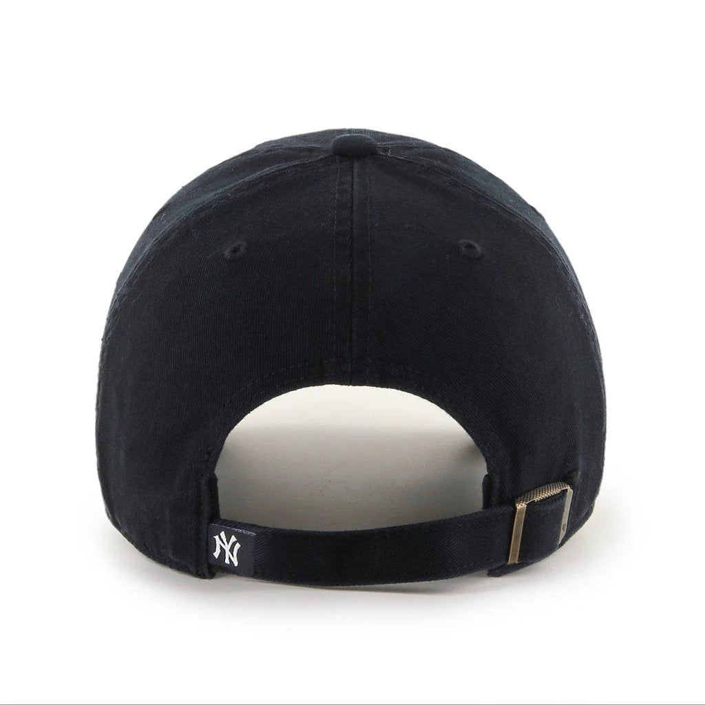 MLB NY Clean Up Cap- Black on Black