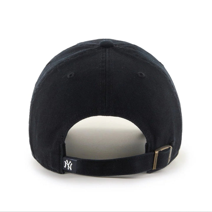 MLB NY Clean Up Cap- Black on Black