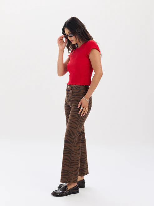 Pleaser HR Wide Ankle - Desert Zebra