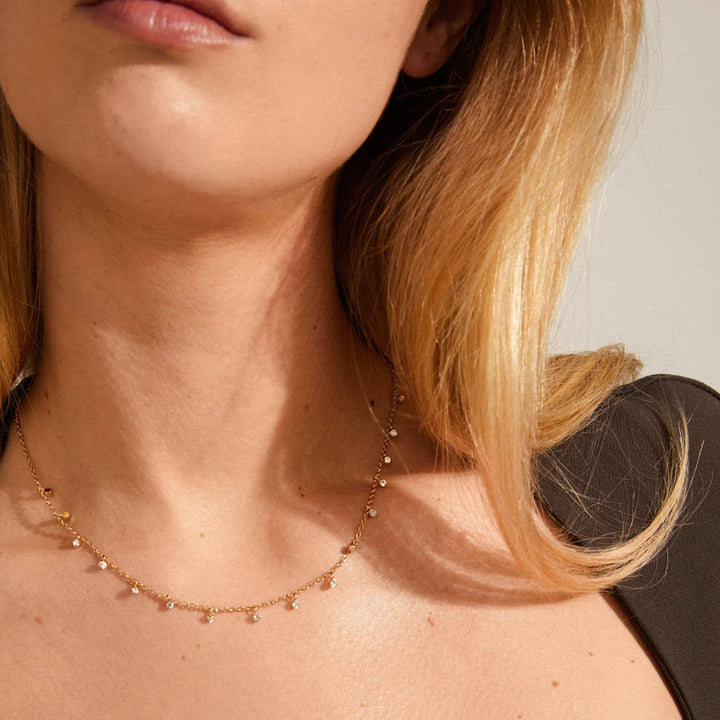 Maja Crystal Drop Necklace