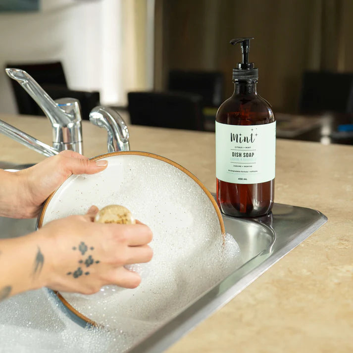 Mint Dish Soap Bottle