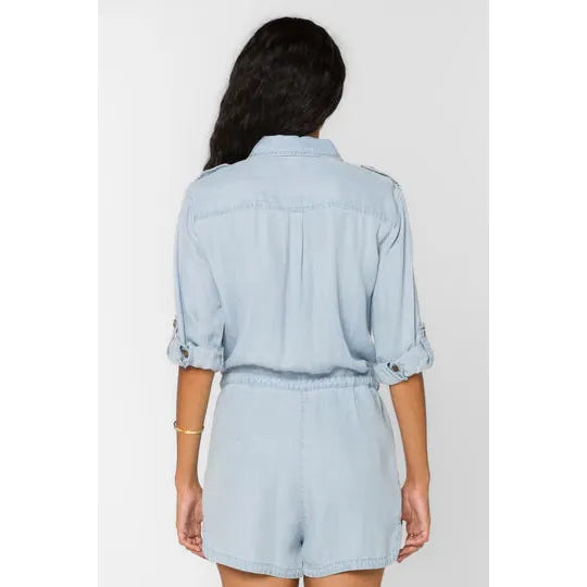 Luba Roll Sleeve Romper
