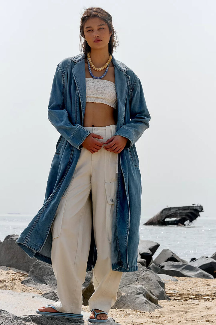 Monique Indigo Duster Coat
