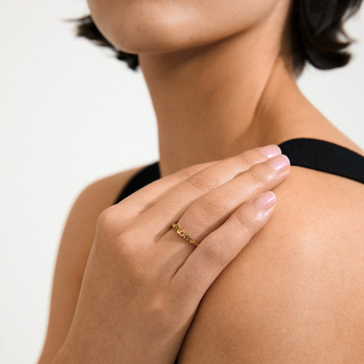 Lulu Stacking Ring- Gold