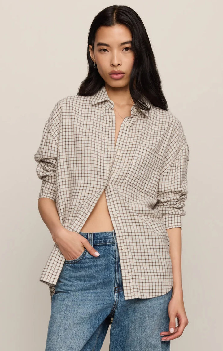 River Plaid Button Up Shirt
