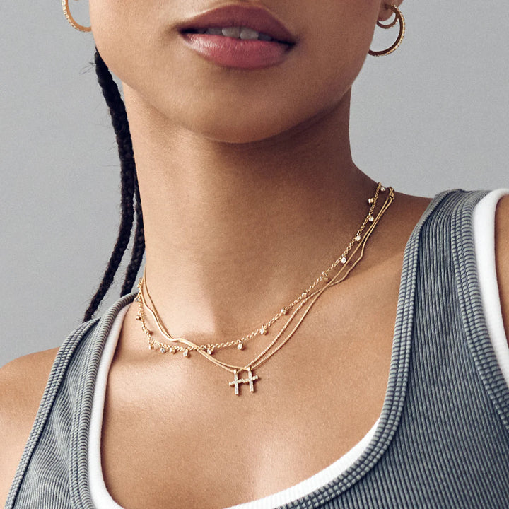Maja Crystal Drop Necklace