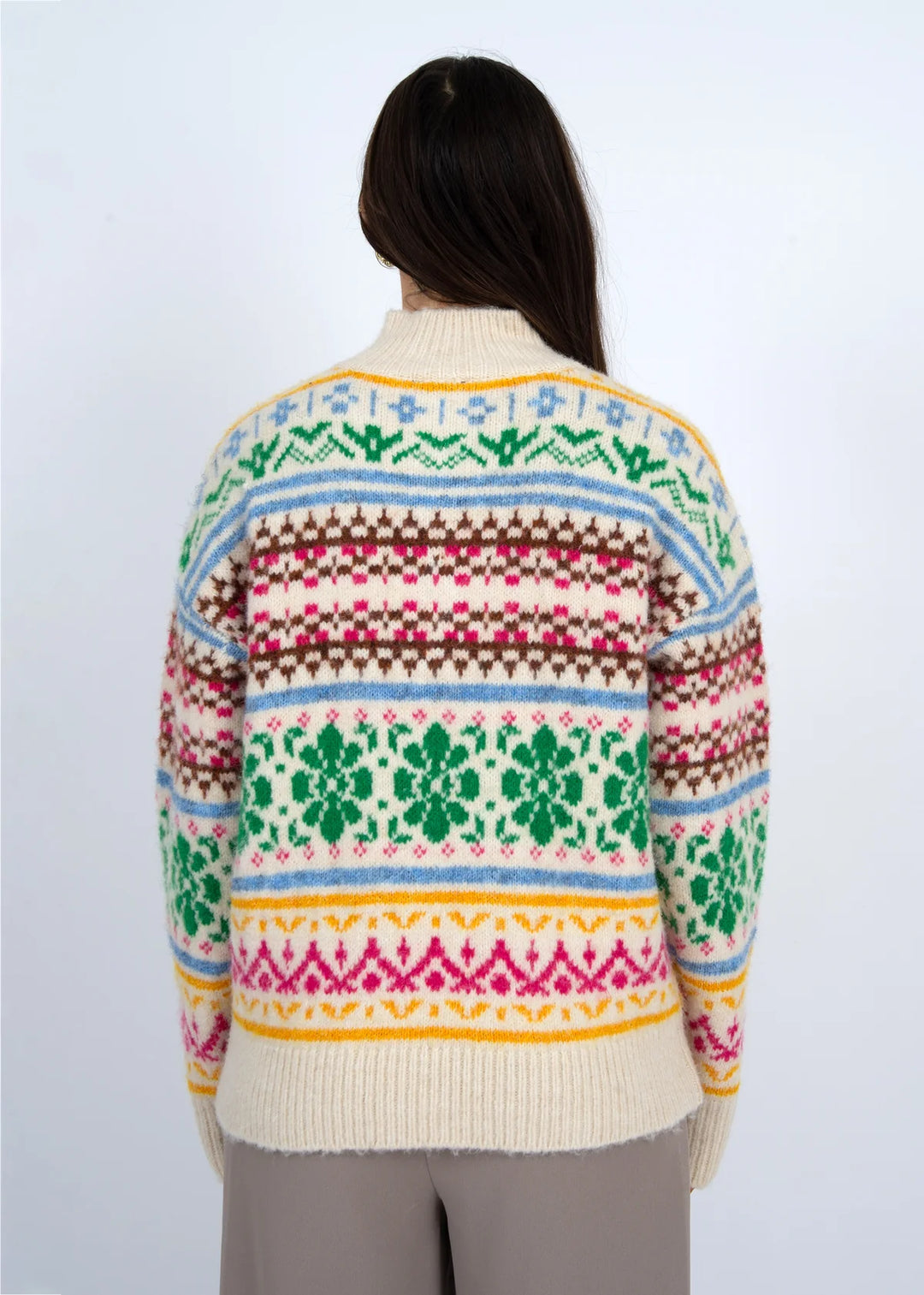 Uriana Zip Neck Pullover