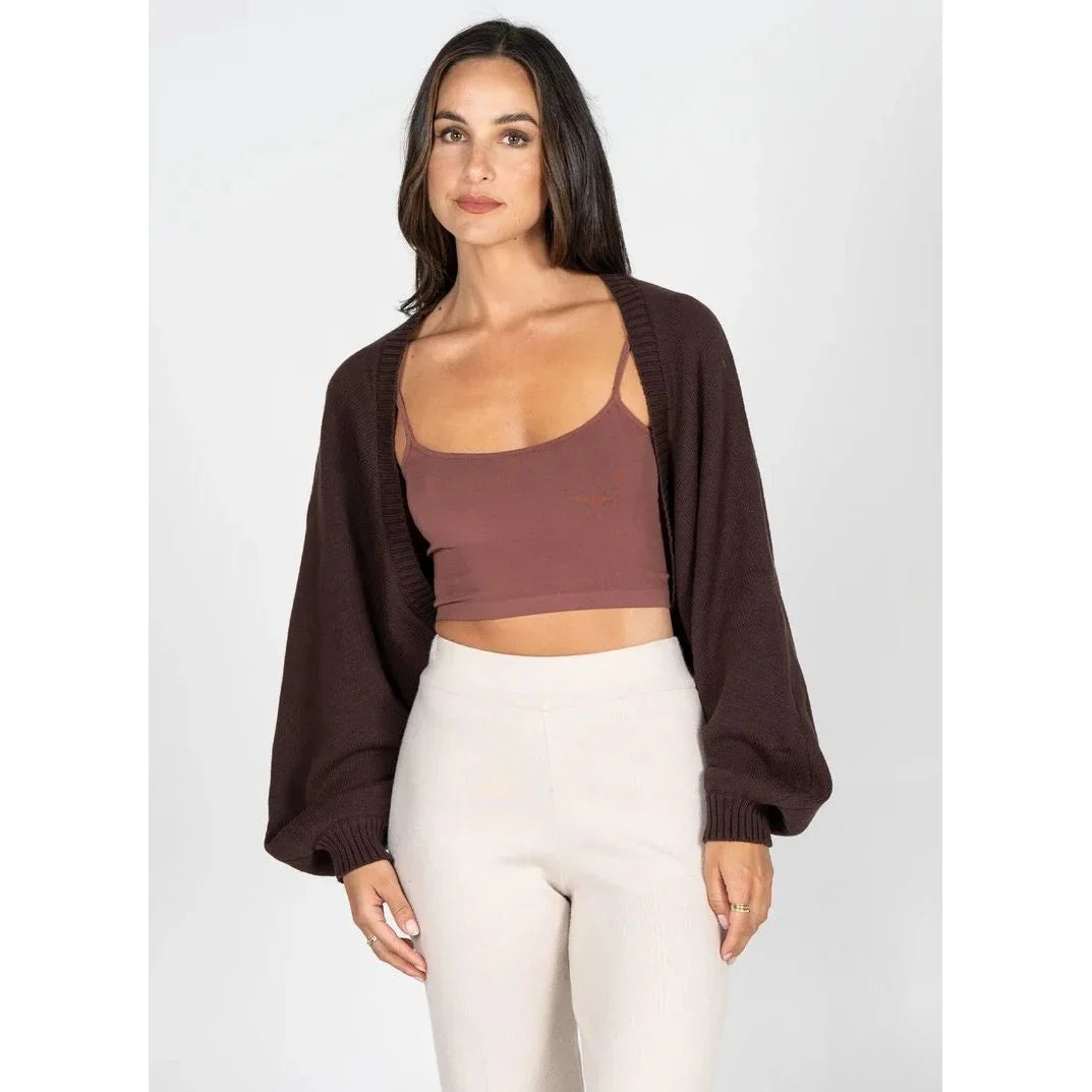 Cece Cotton Knit Shrug