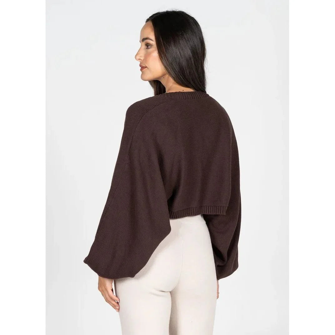 Cece Cotton Knit Shrug