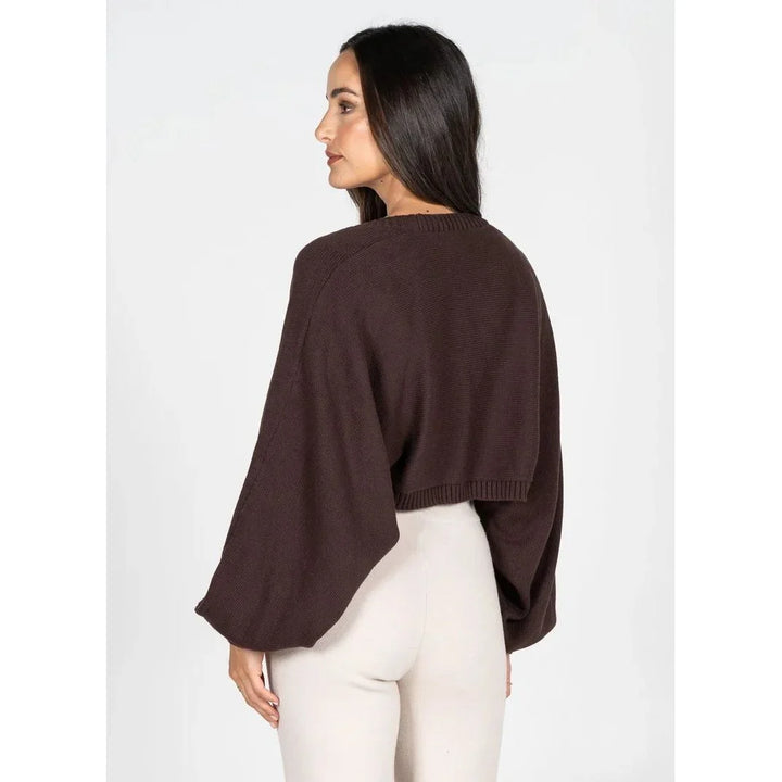 Cece Cotton Knit Shrug