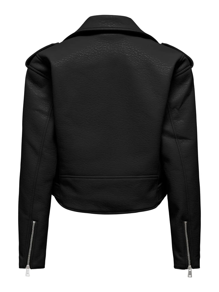 Sofia Soft Faux Leather Biker Jacket
