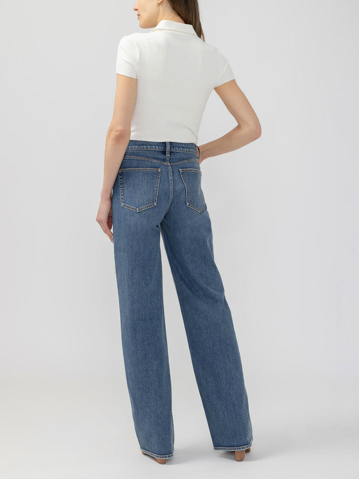 V Front Wide Leg - Rooted